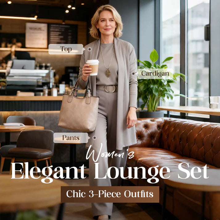 Elegant 3-Piece Set – Coat, T-Shirt & Pants