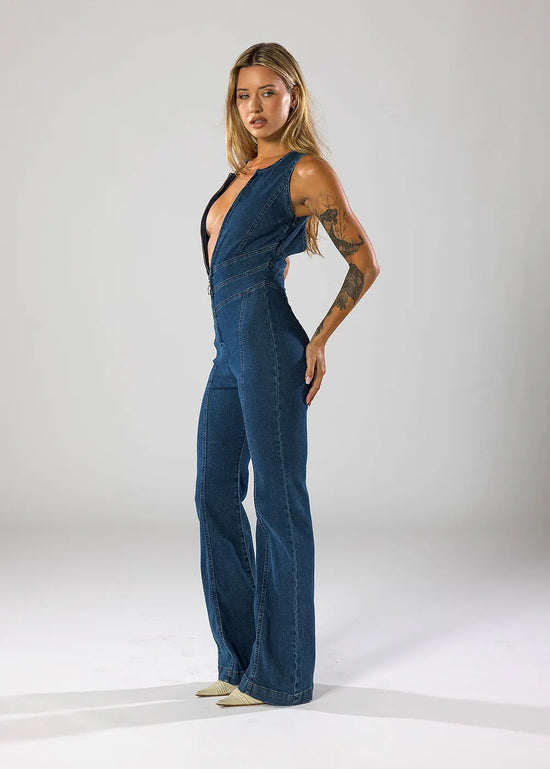 Denim Muse Dress Set