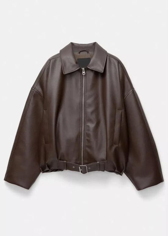 Veste en cuir Gloria