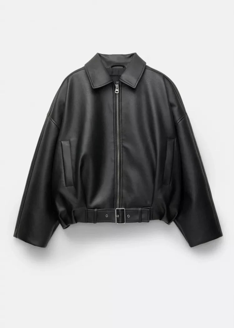 Veste en cuir Gloria