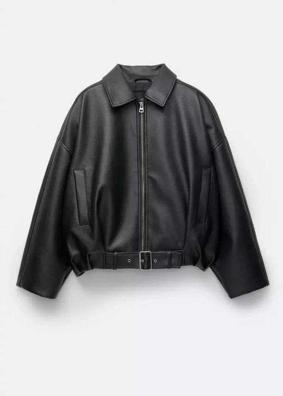 Veste en cuir Gloria