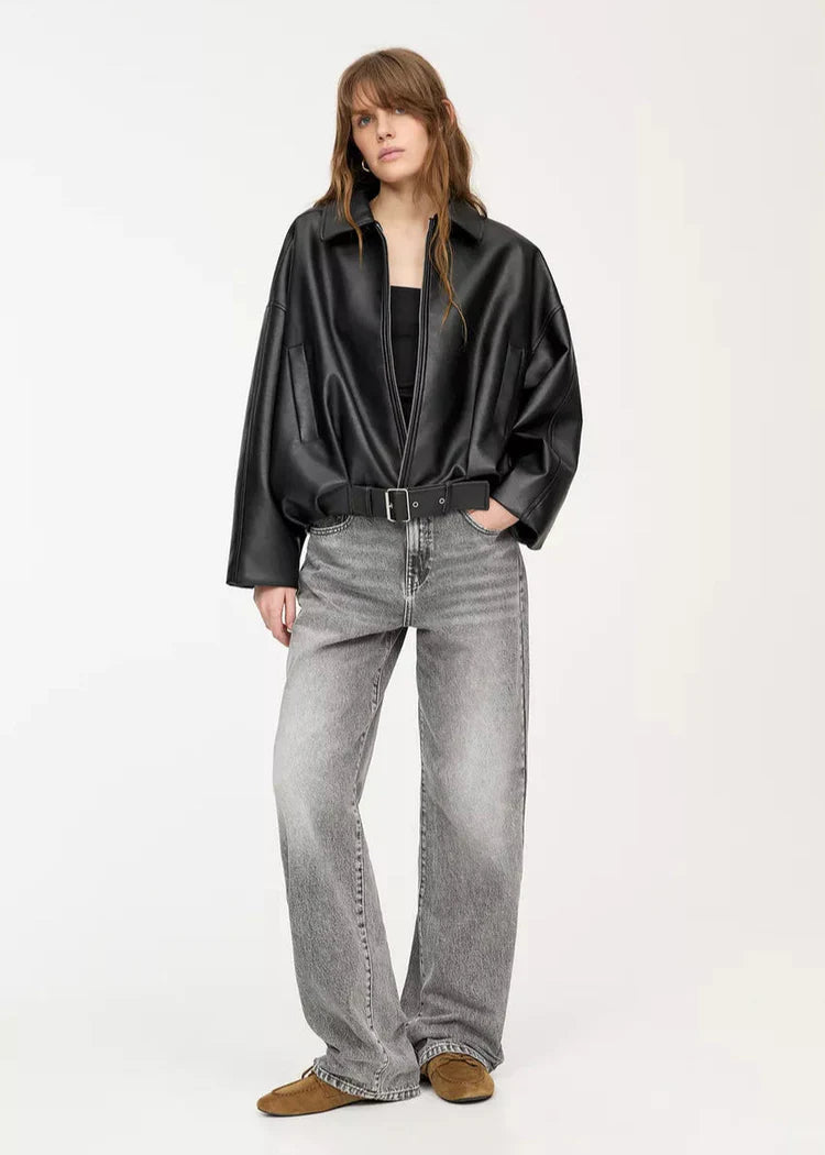 Veste en cuir Gloria