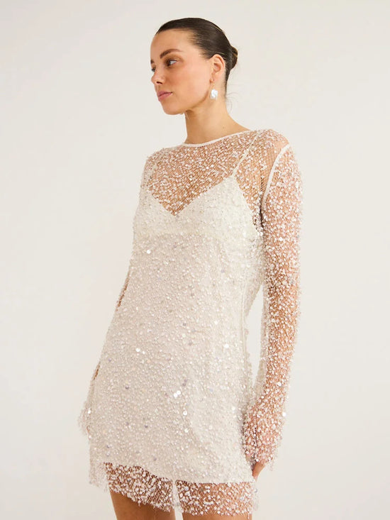 Crystal Glow Mini Dress